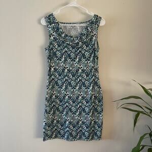 Title Nine Drape Neck Dress Womens XS Lightweight Stretch Casual Summer Travel